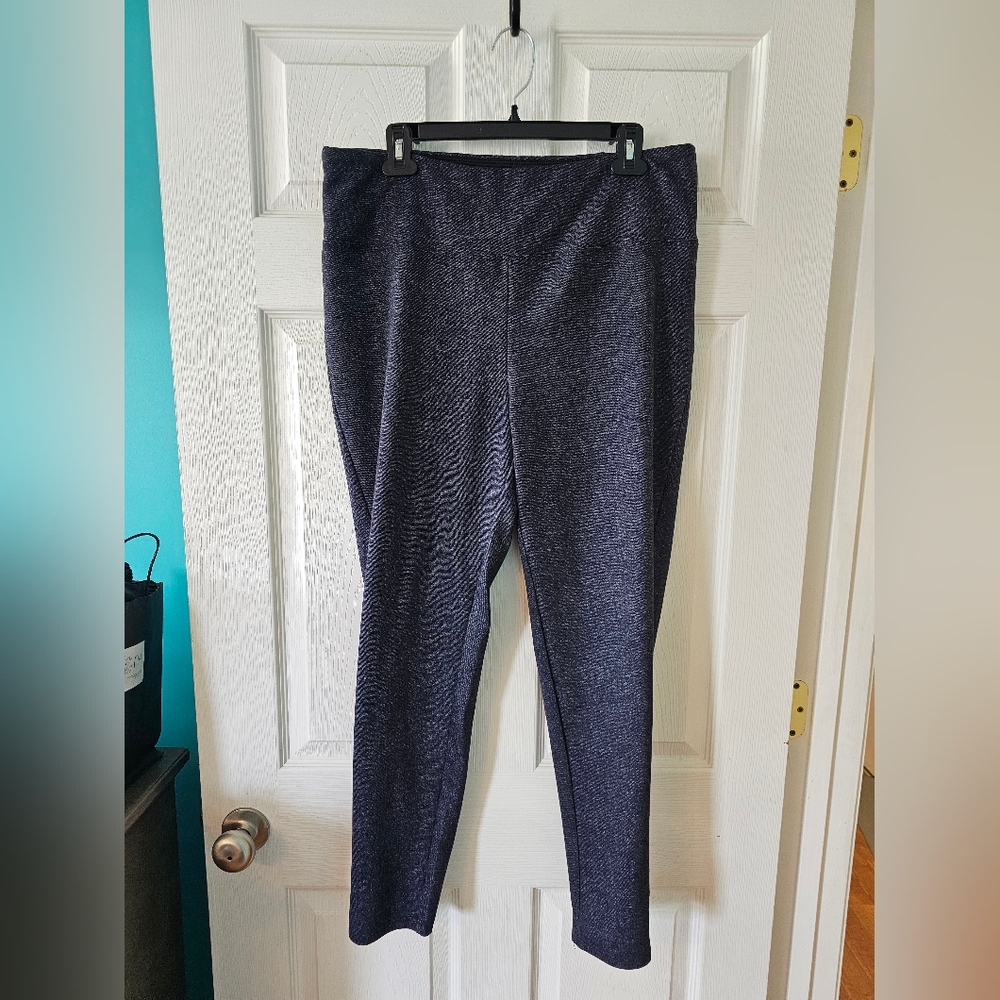 Per Se Women's Pull On Denim Pants Skinny Fit